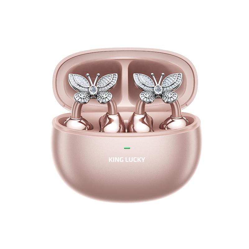 Pendientes de clip con auriculares Bluetooth